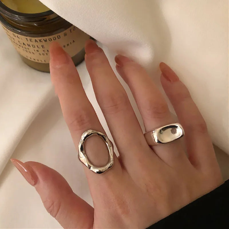 Her Minimalist Gold Color Rings