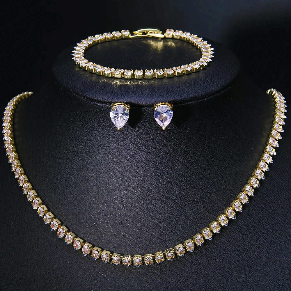 Gorgeous Wedding Bridal Jewelry Set