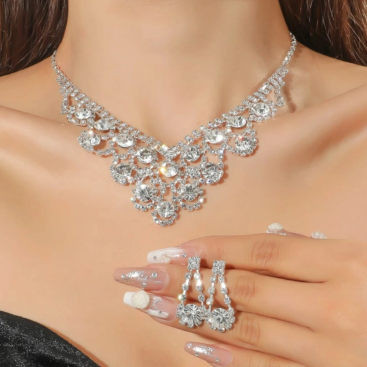 Luxury Wedding Party Rhinestone Set