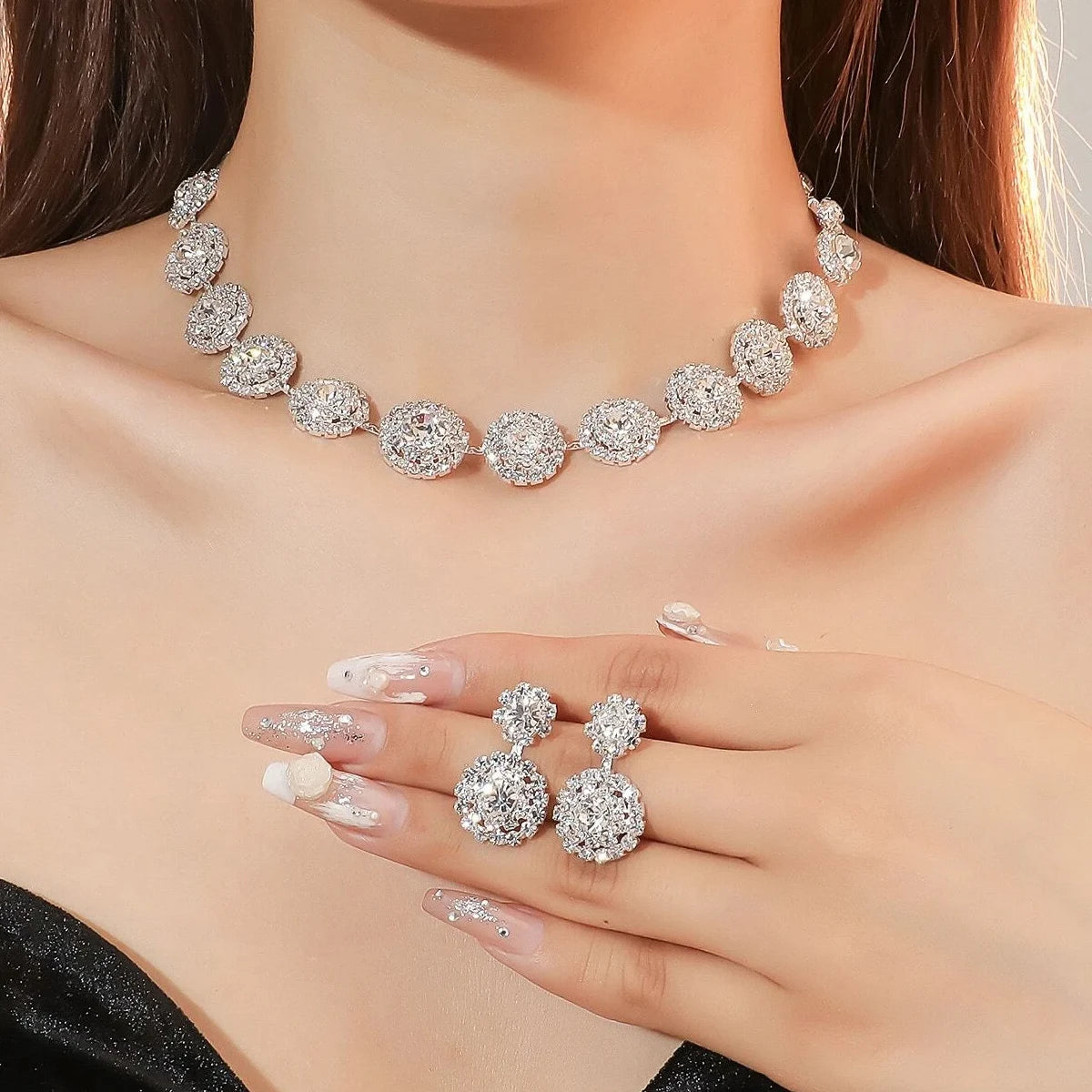 Luxury Wedding Party Rhinestone Set