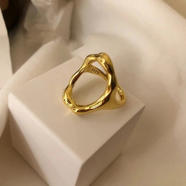 Her Minimalist Gold Color Rings