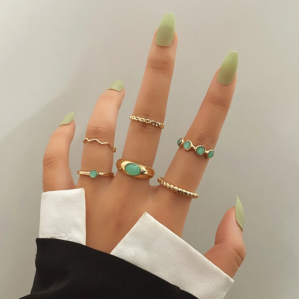 Elegant Emerald  Rings