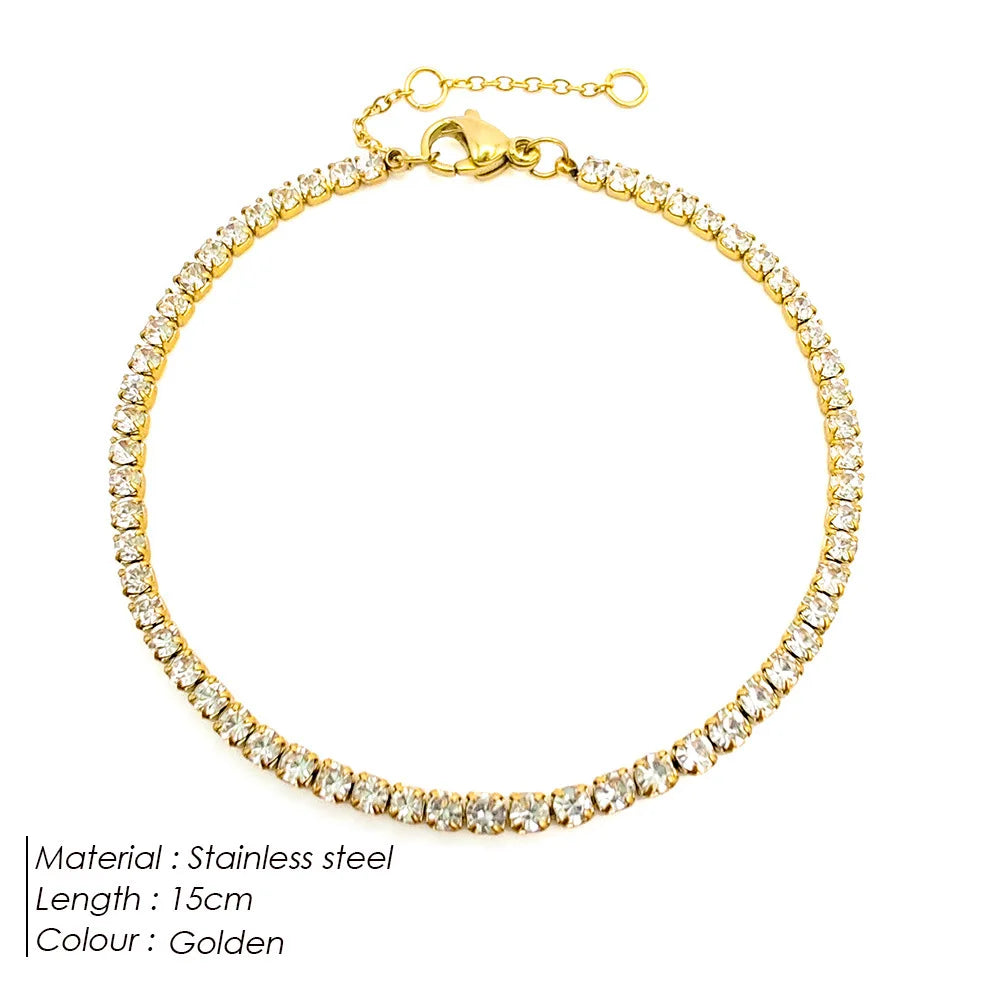 Gold Plated Sparkling Bracelet