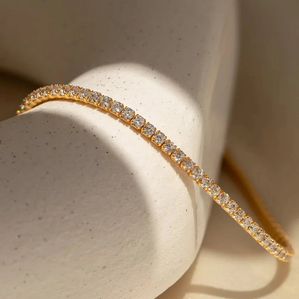 Gold Plated Sparkling Bracelet