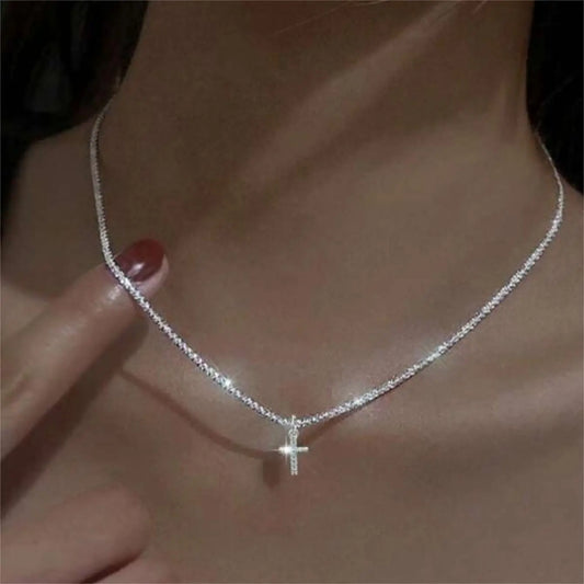 Sparkling Cross  Choker